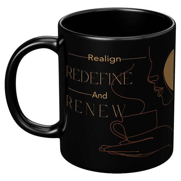 Affirmation Mug: R2-Realign, Redefine and Renew.
