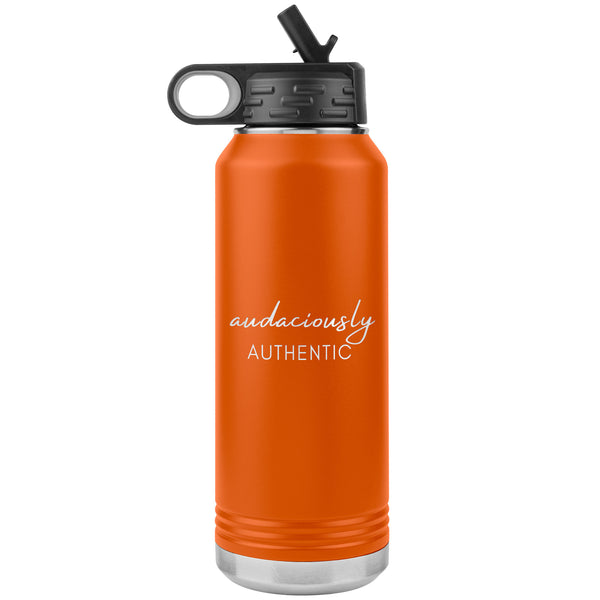 Stainless Steel Affirmation Water Bottle: A2-Audaciously Authentic