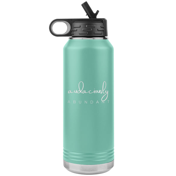 Stainless Steel Affirmation Water Bottle: A1-Audaciously Abundant