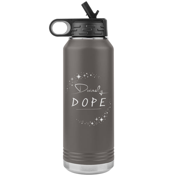 Stainless Steel Affirmation Water Bottle: D-Divinely Dope